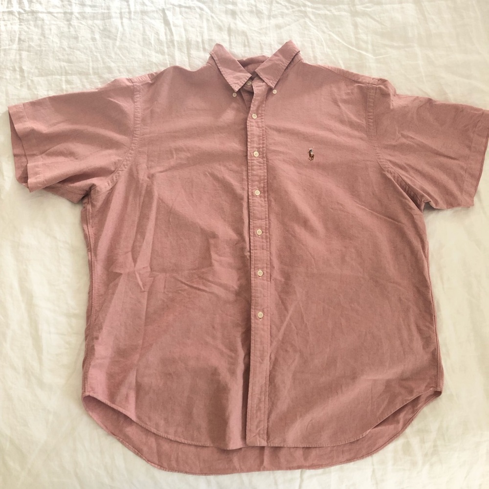 Men’s Short Sleeve Button Down Polo